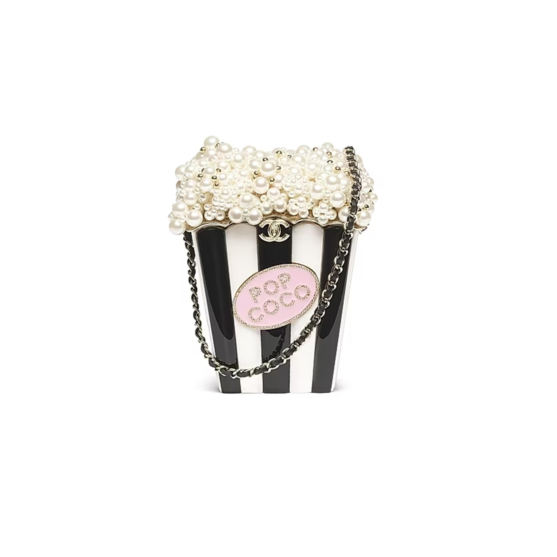 CHANEL POPCORN EVENING BAG  AS5217 (16*11*7cm)